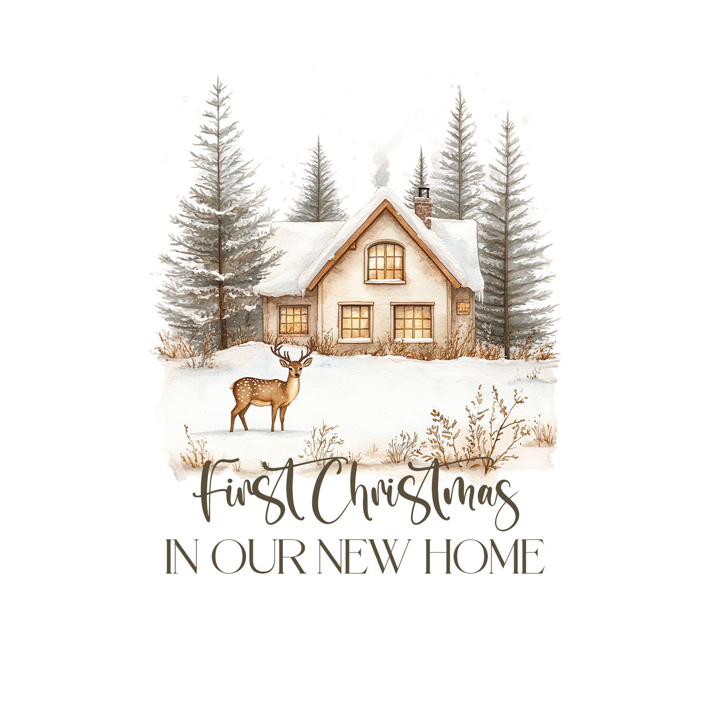 Porcelain Ornament, 3", Single Sided - Misc