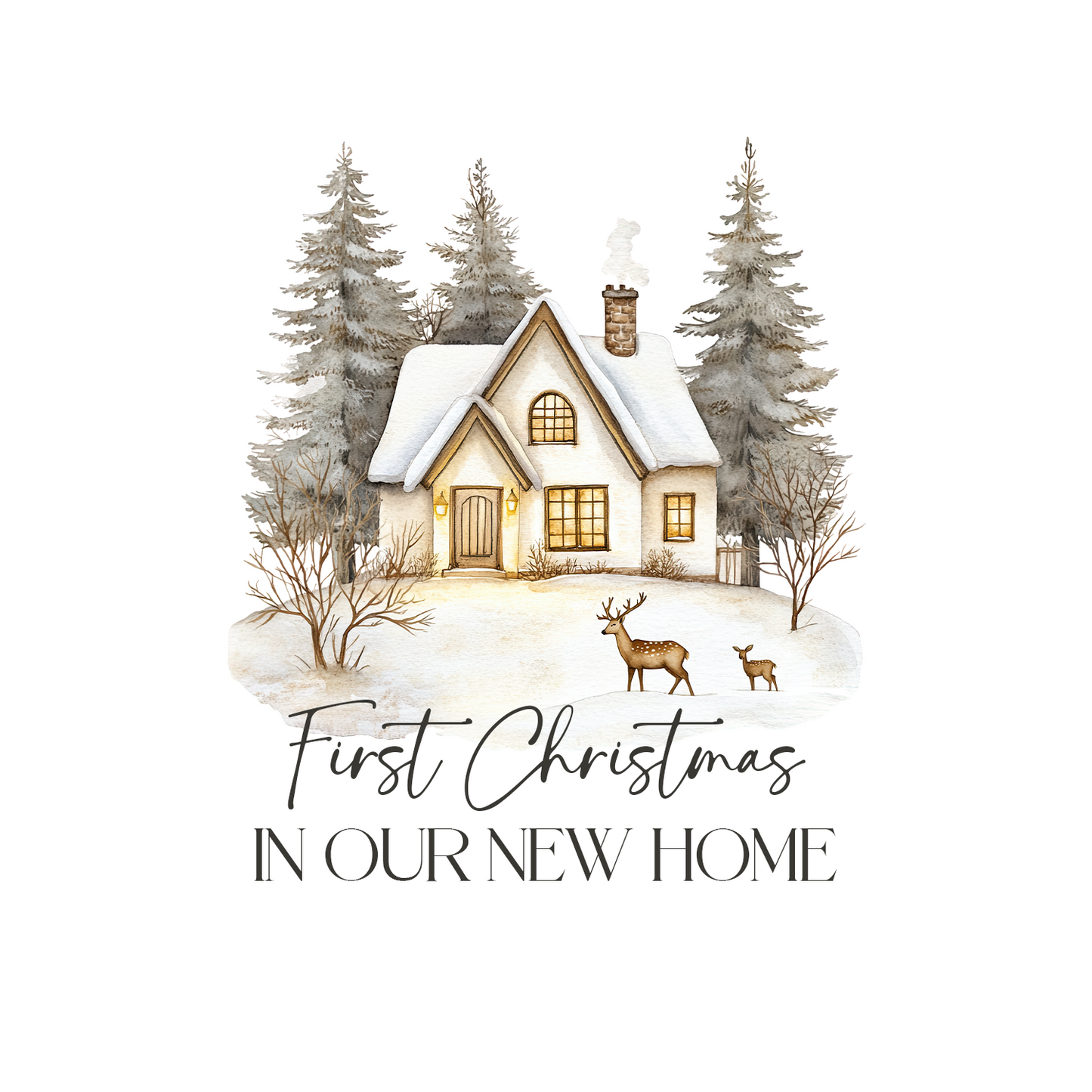 Porcelain Ornament, 3", Single Sided - Misc