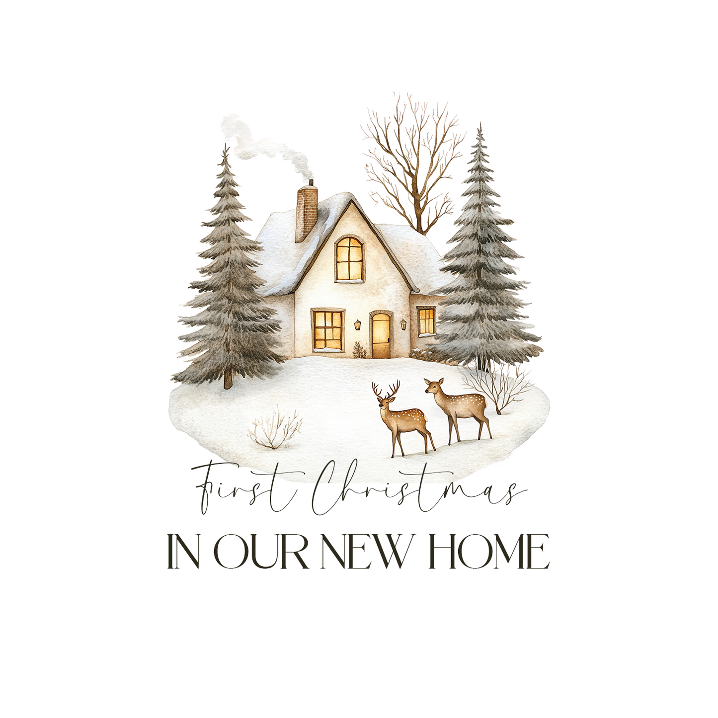 Porcelain Ornament, 3", Single Sided - Misc