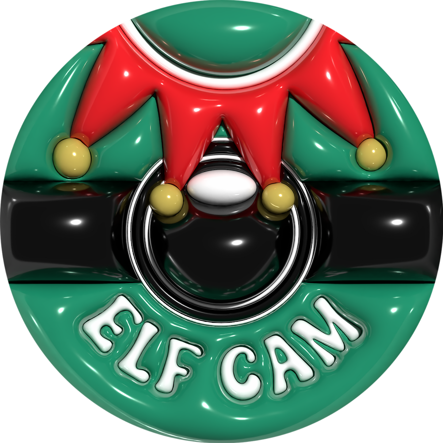 Porcelain Ornament, 3", Single Sided - Misc