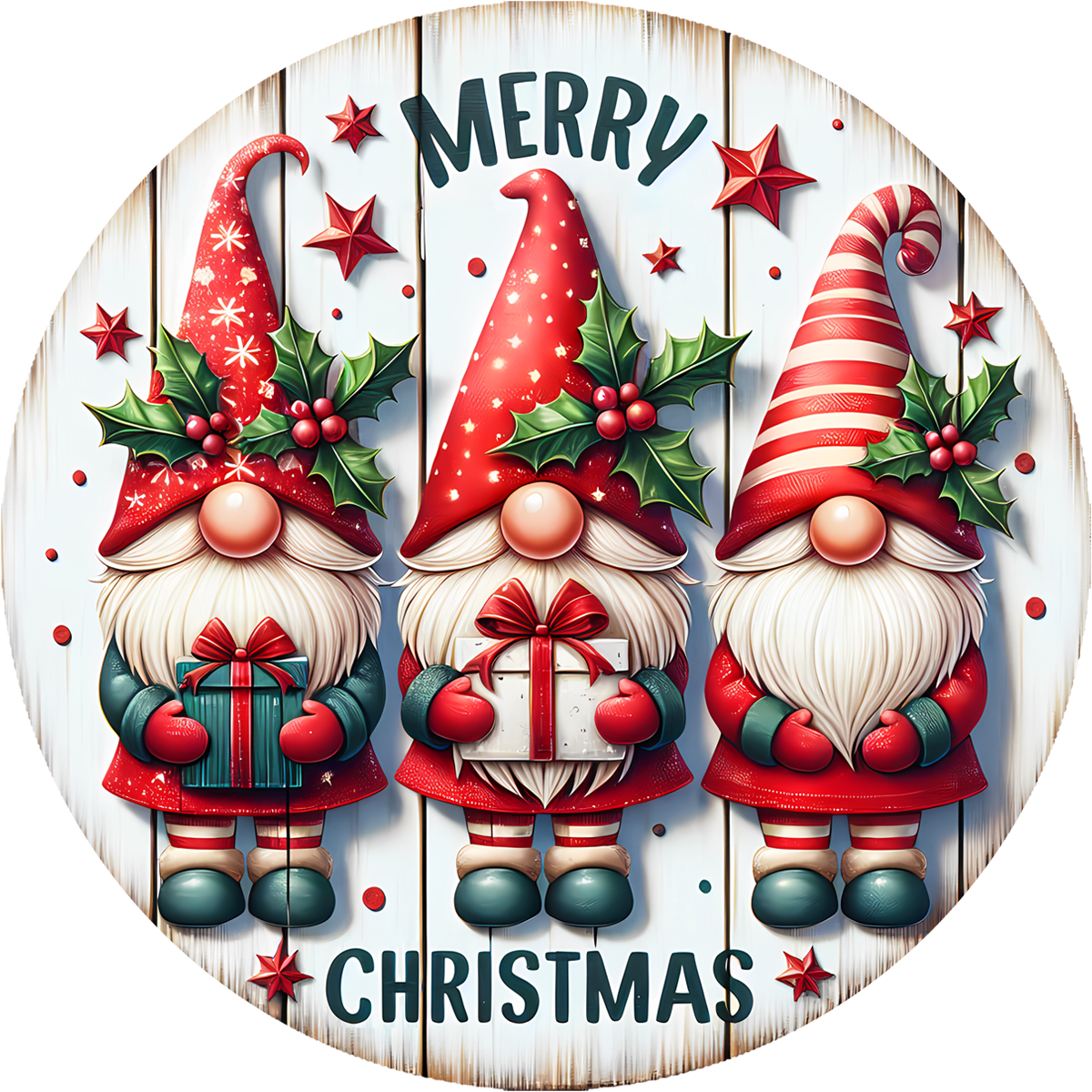 Porcelain Ornament, 3", Single Sided - Misc