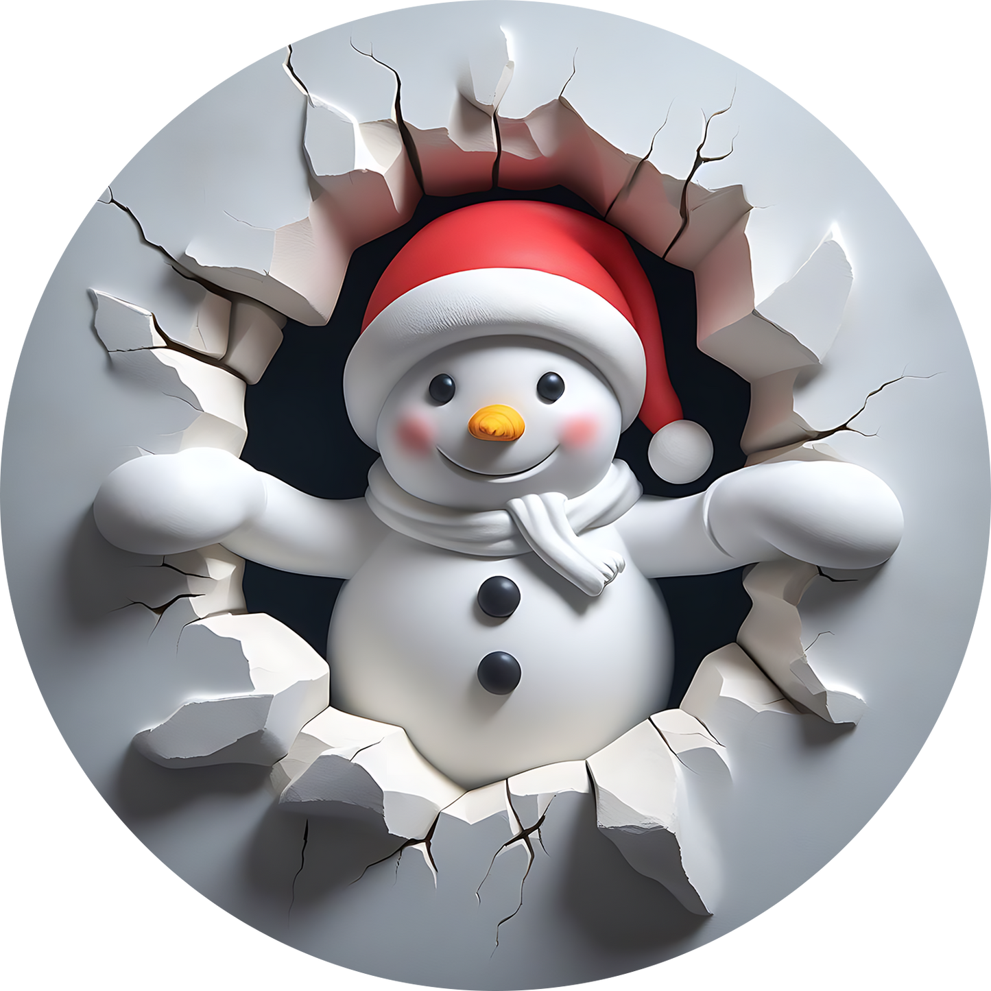 Dual Sided Christmas Ornament