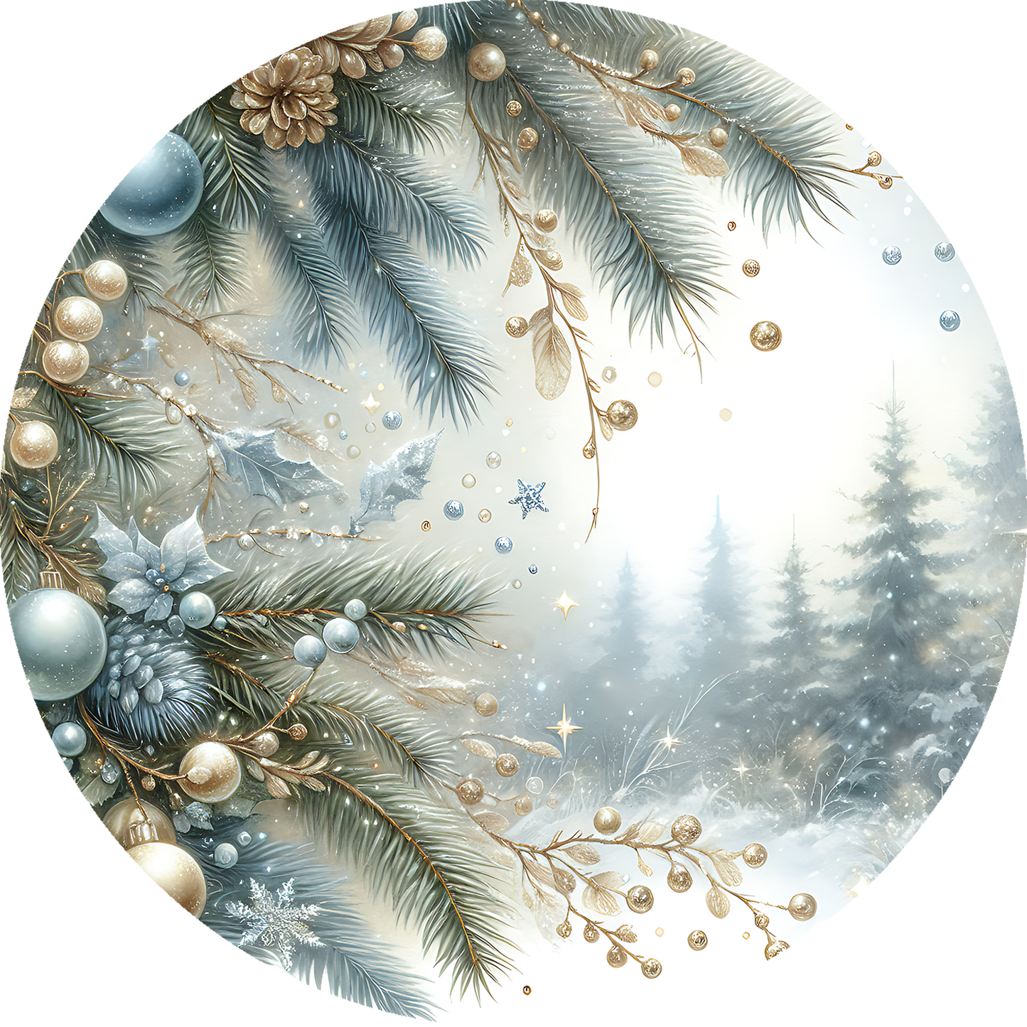 Dual Sided Christmas Ornament