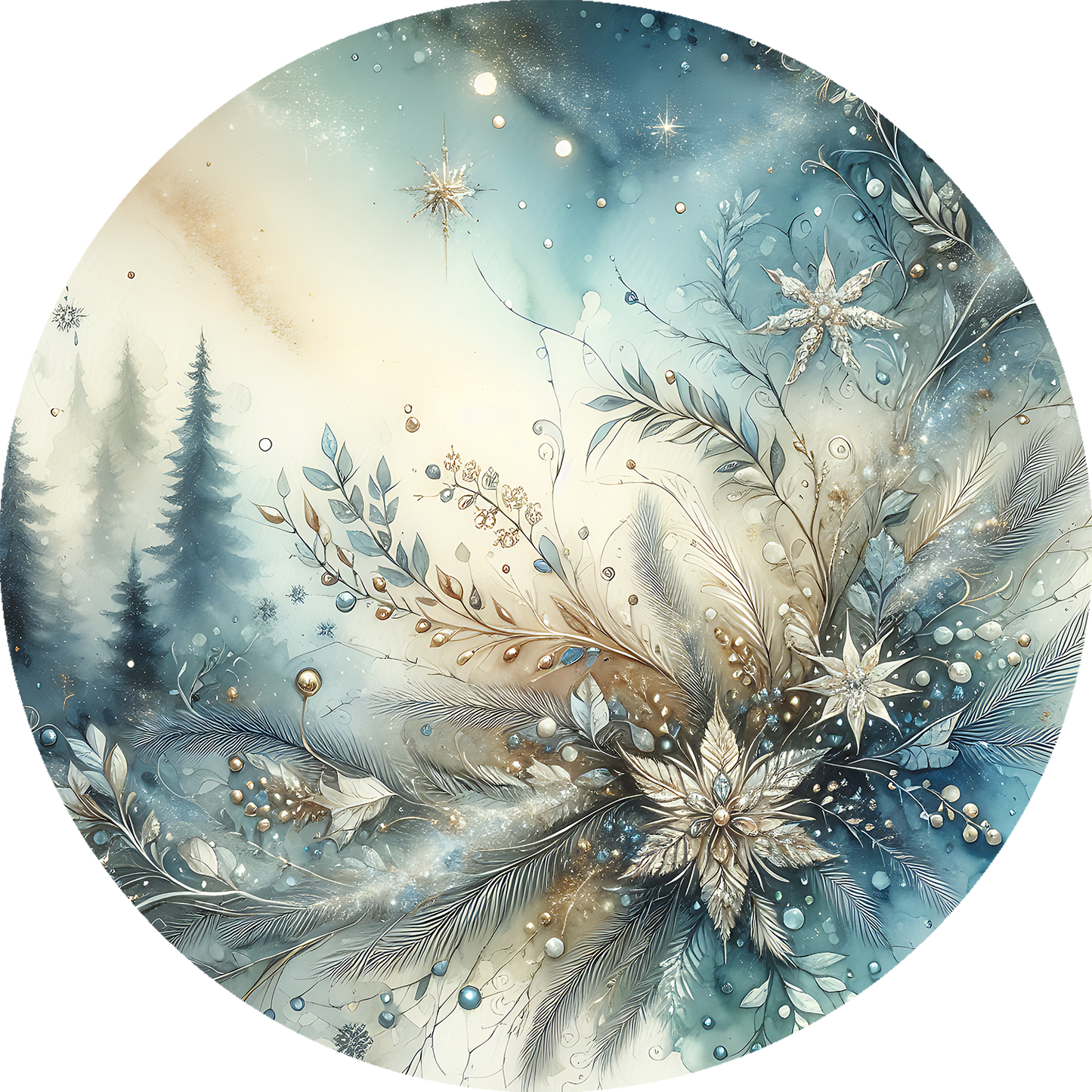 Dual Sided Christmas Ornament