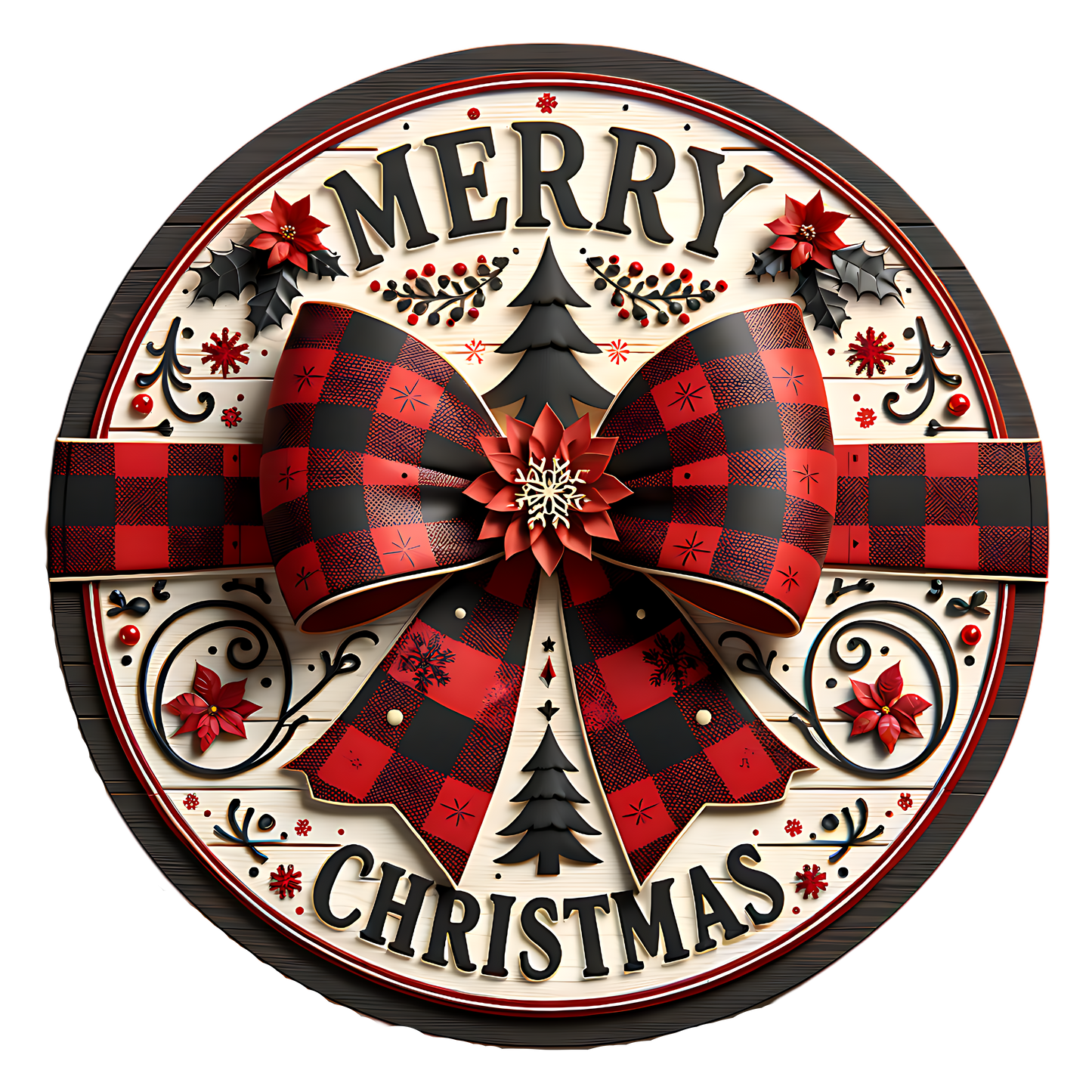 Dual Sided Christmas Ornament