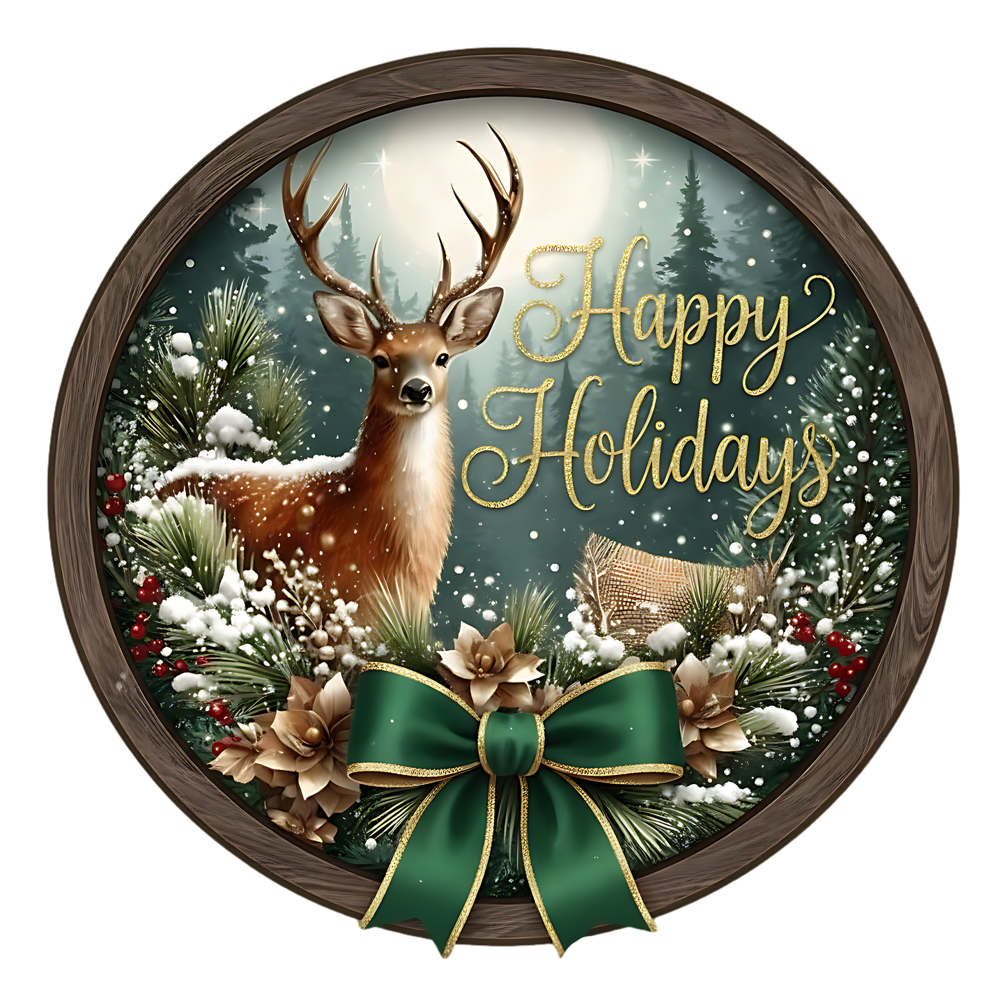 Dual Sided Christmas Ornament