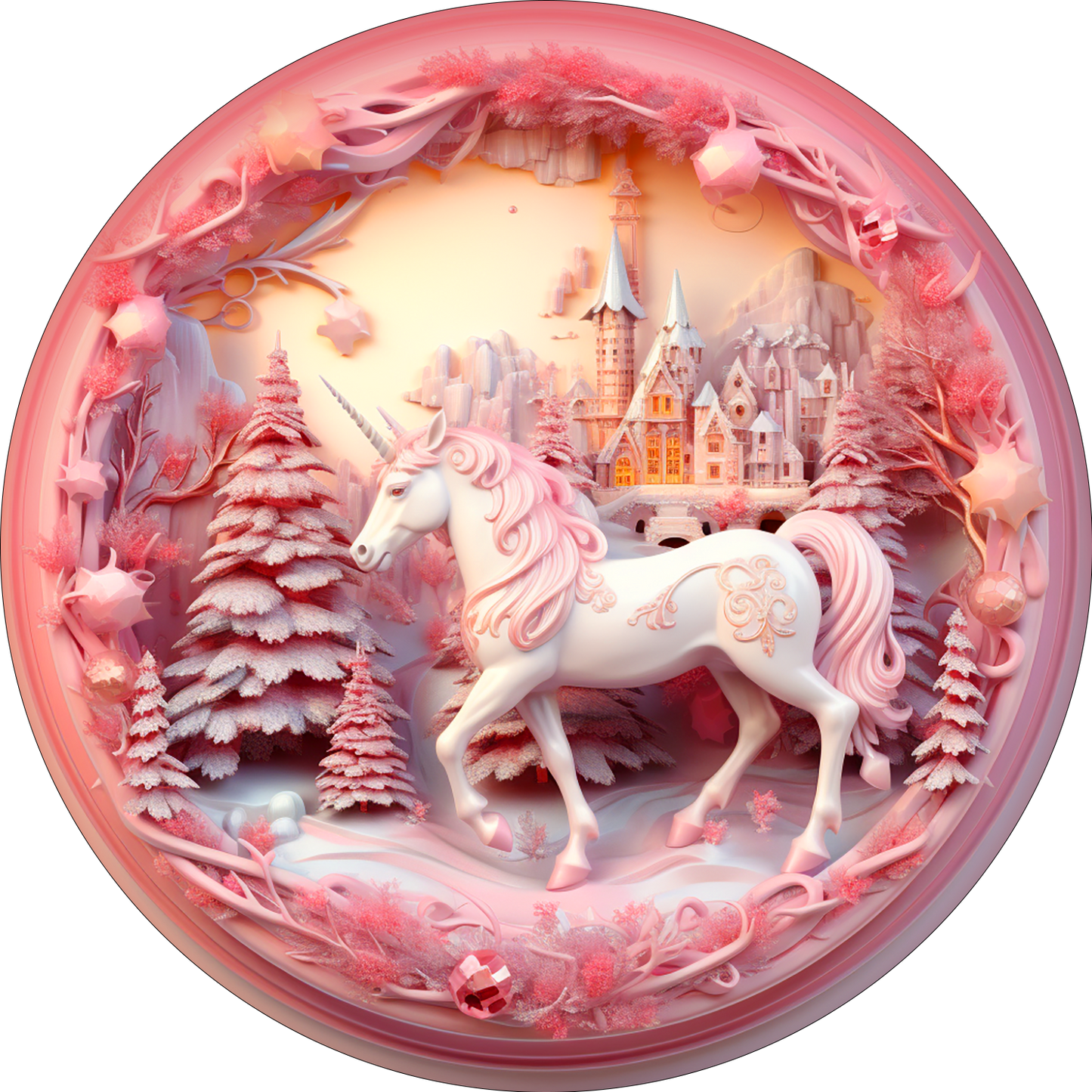 Dual Sided Christmas Ornament