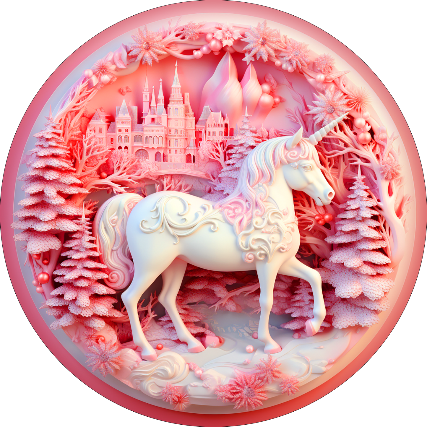 Dual Sided Christmas Ornament