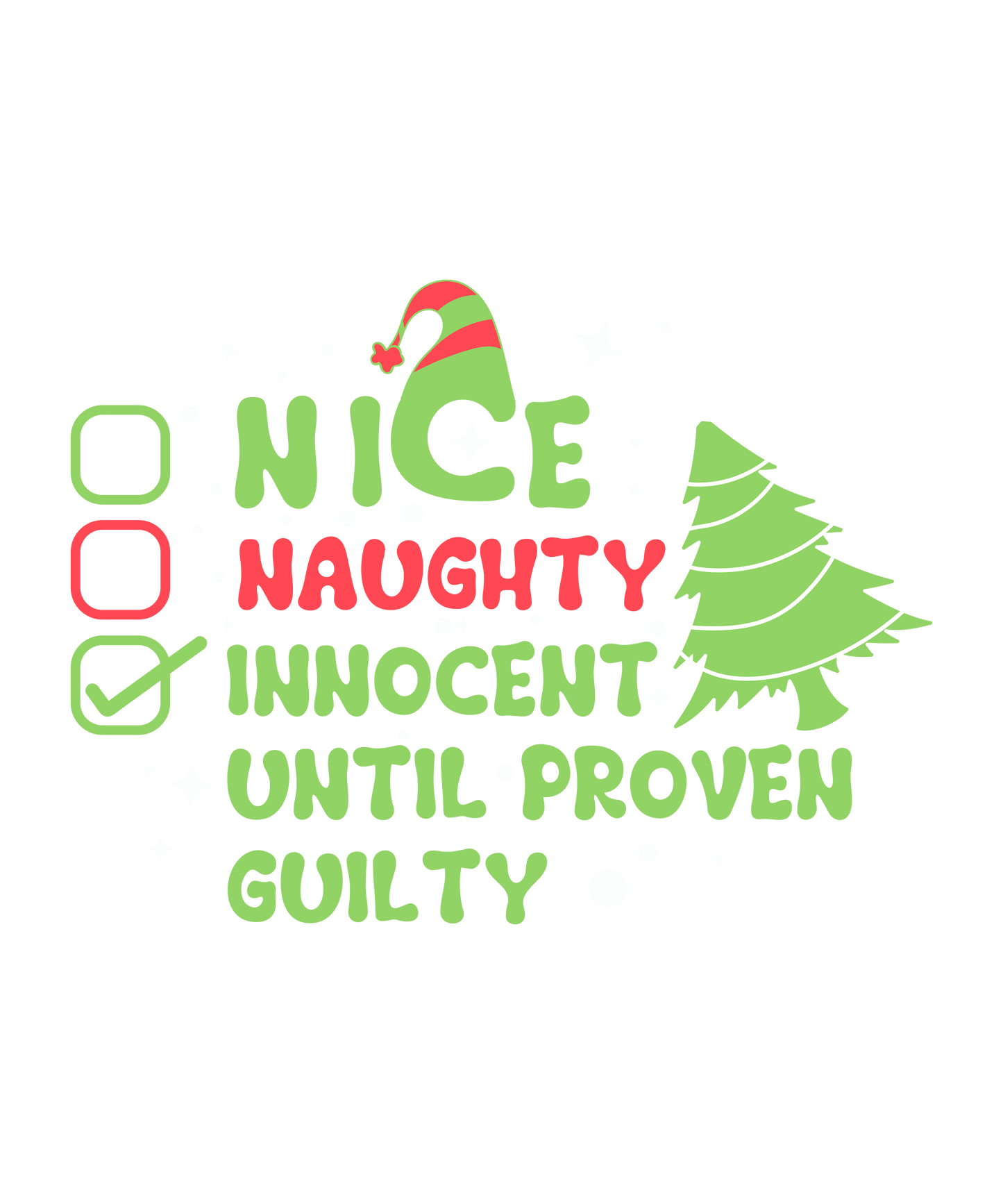 Dual Sided Christmas Ornament