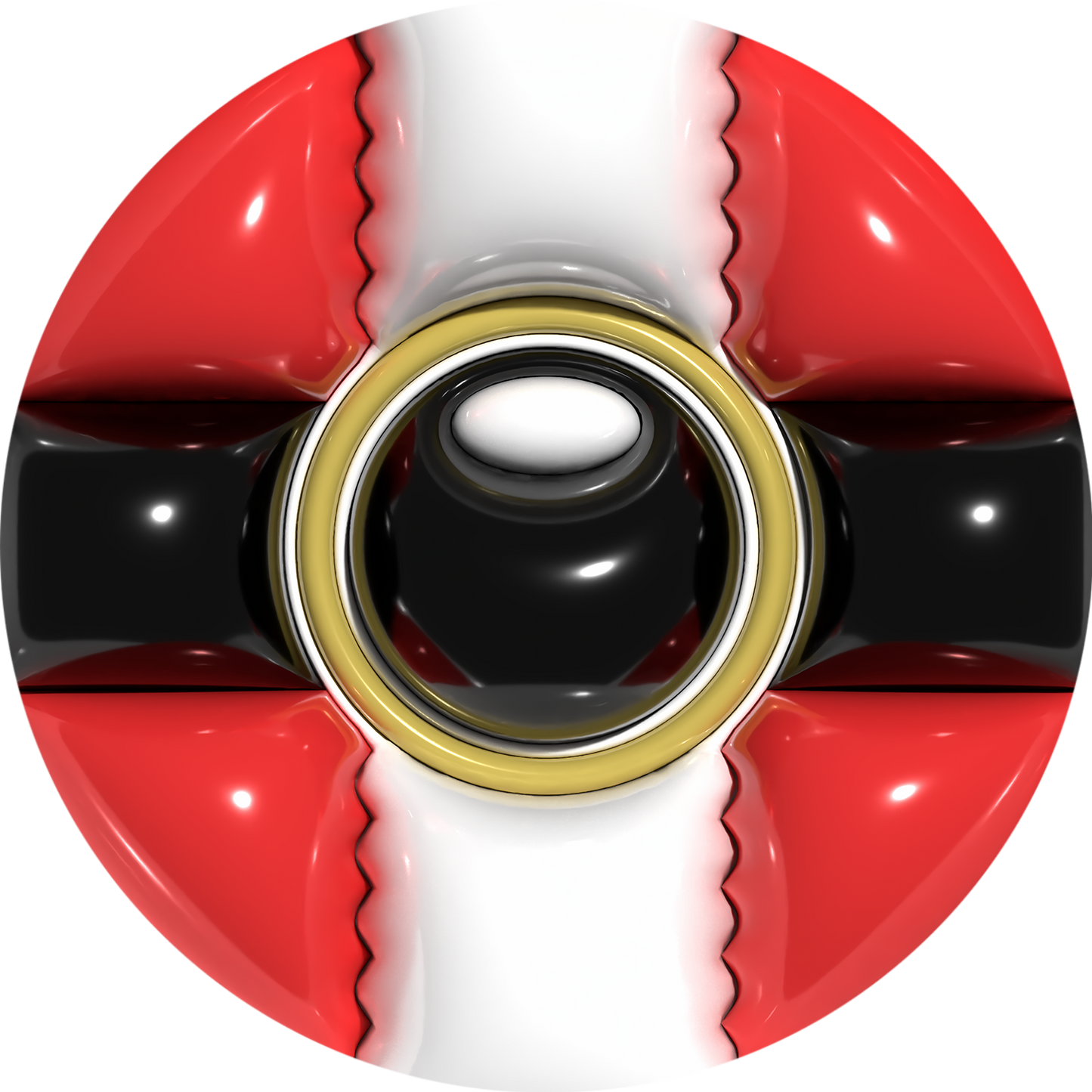 Porcelain Ornament, 3", Single Sided - Misc