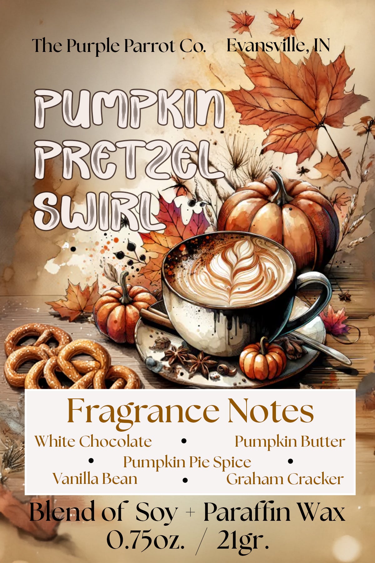 Fluted Wax Tart Sample Disc