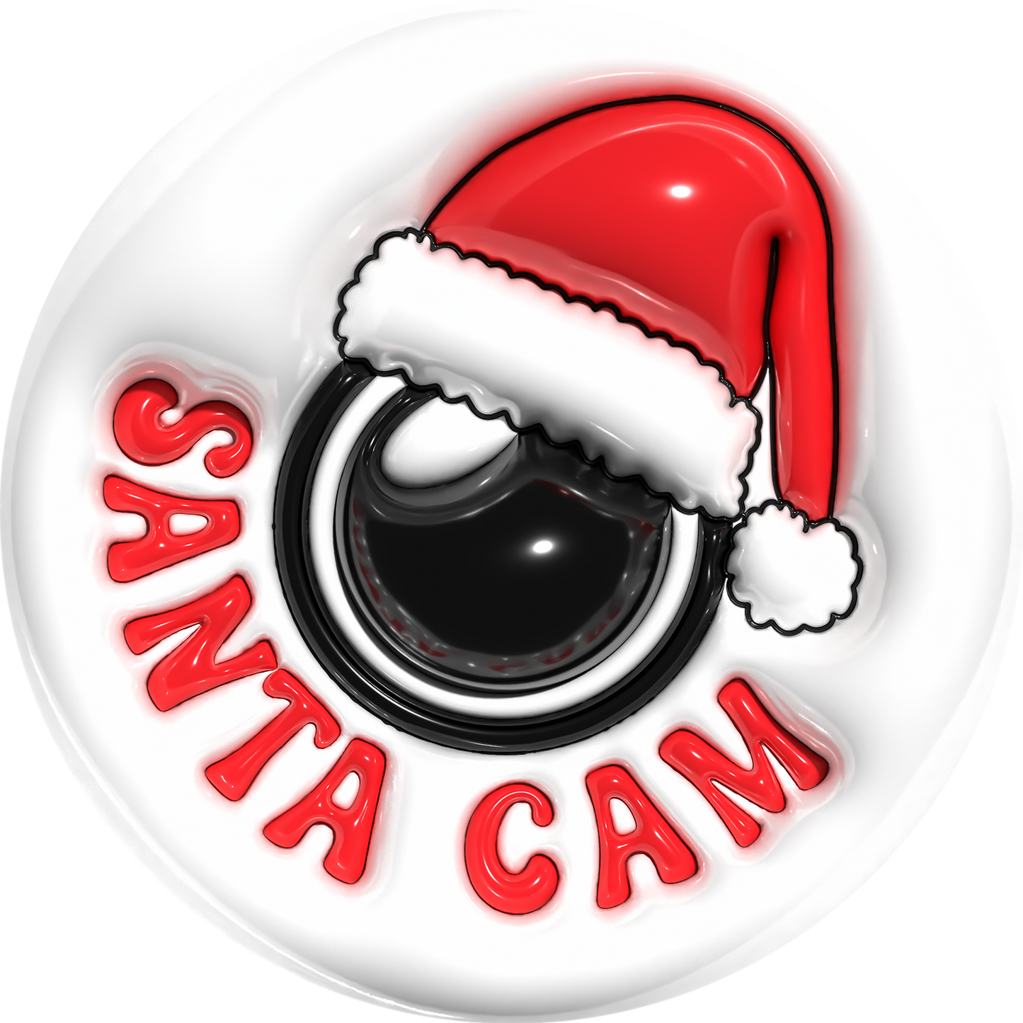 Porcelain Ornament, 3", Single Sided - Misc