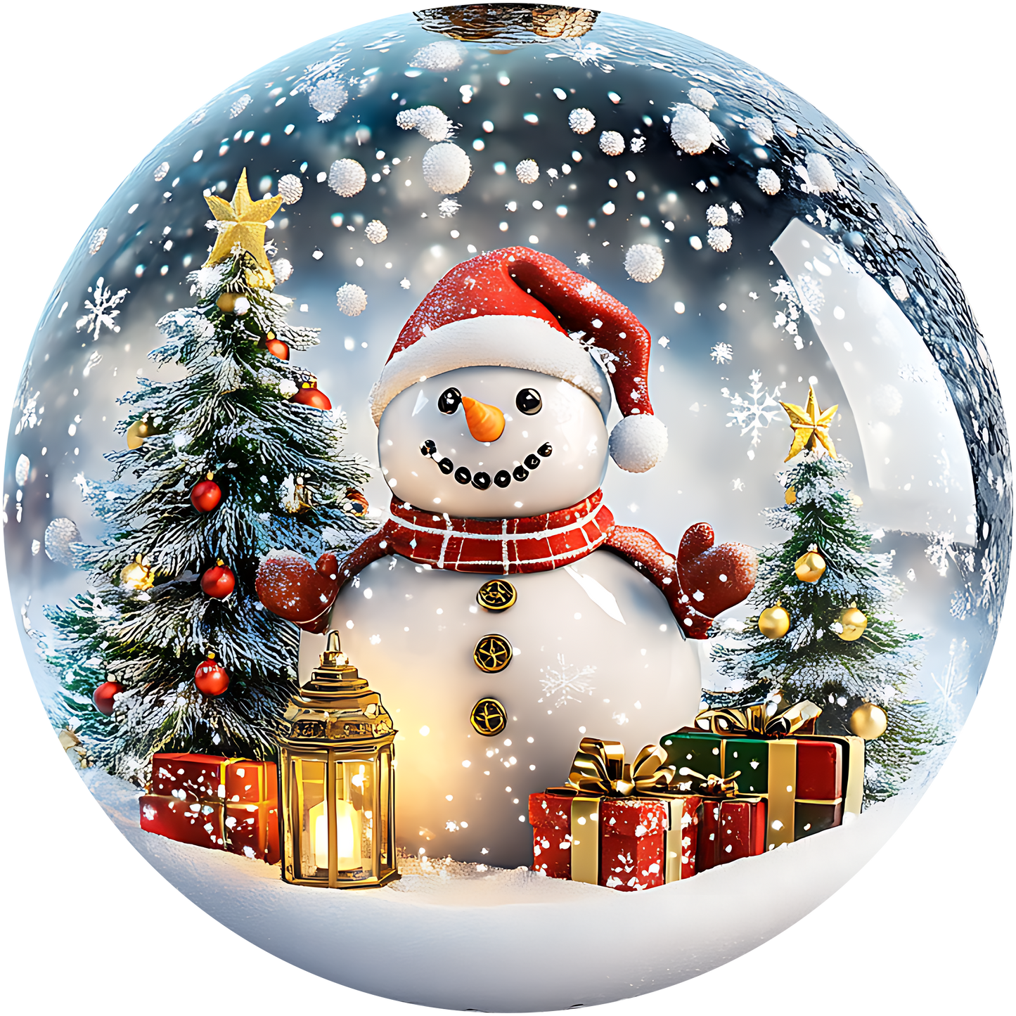 Porcelain Ornament, 3", Single Sided - Misc