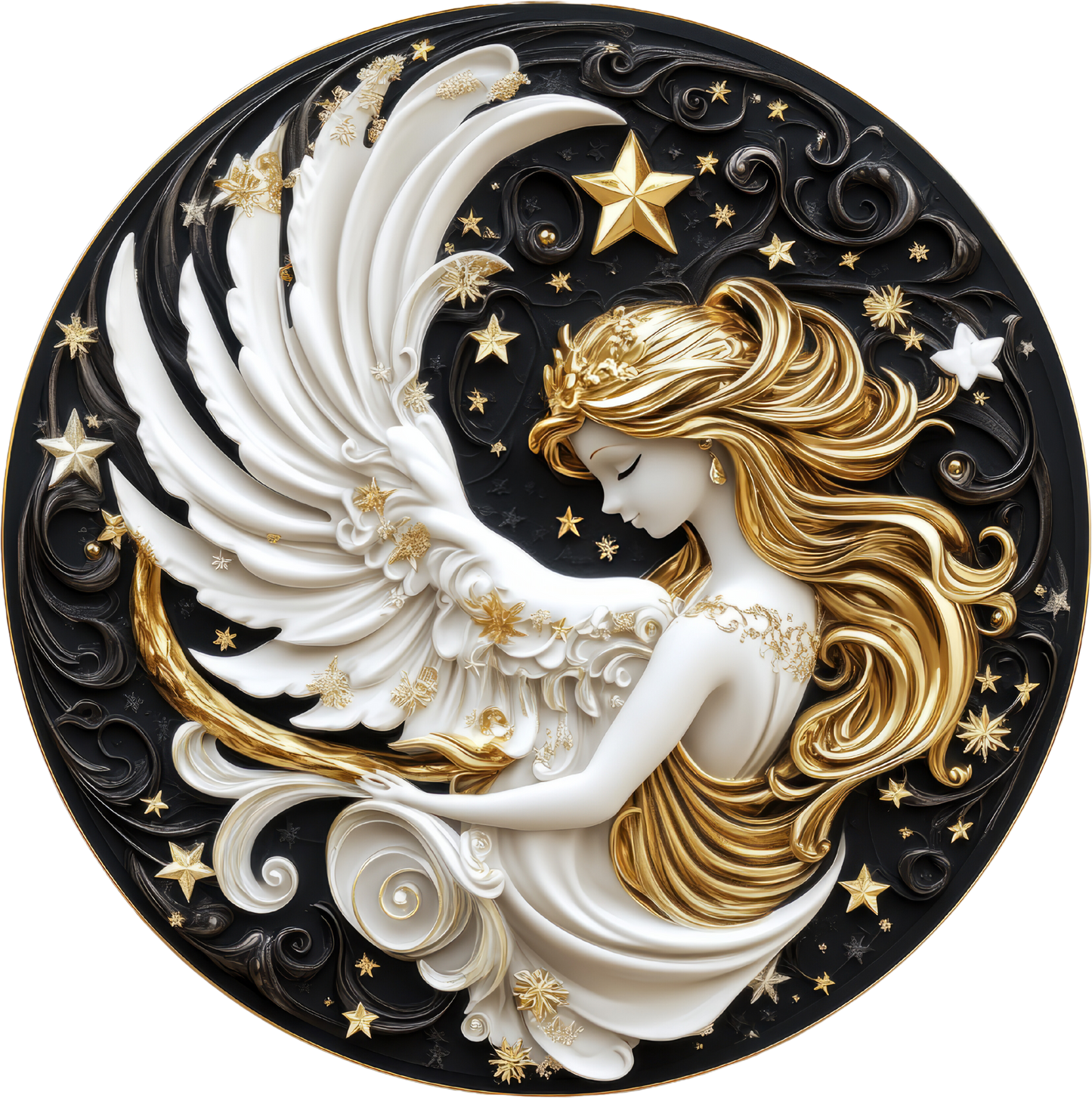 Porcelain Ornament, 3", Single Sided - Misc