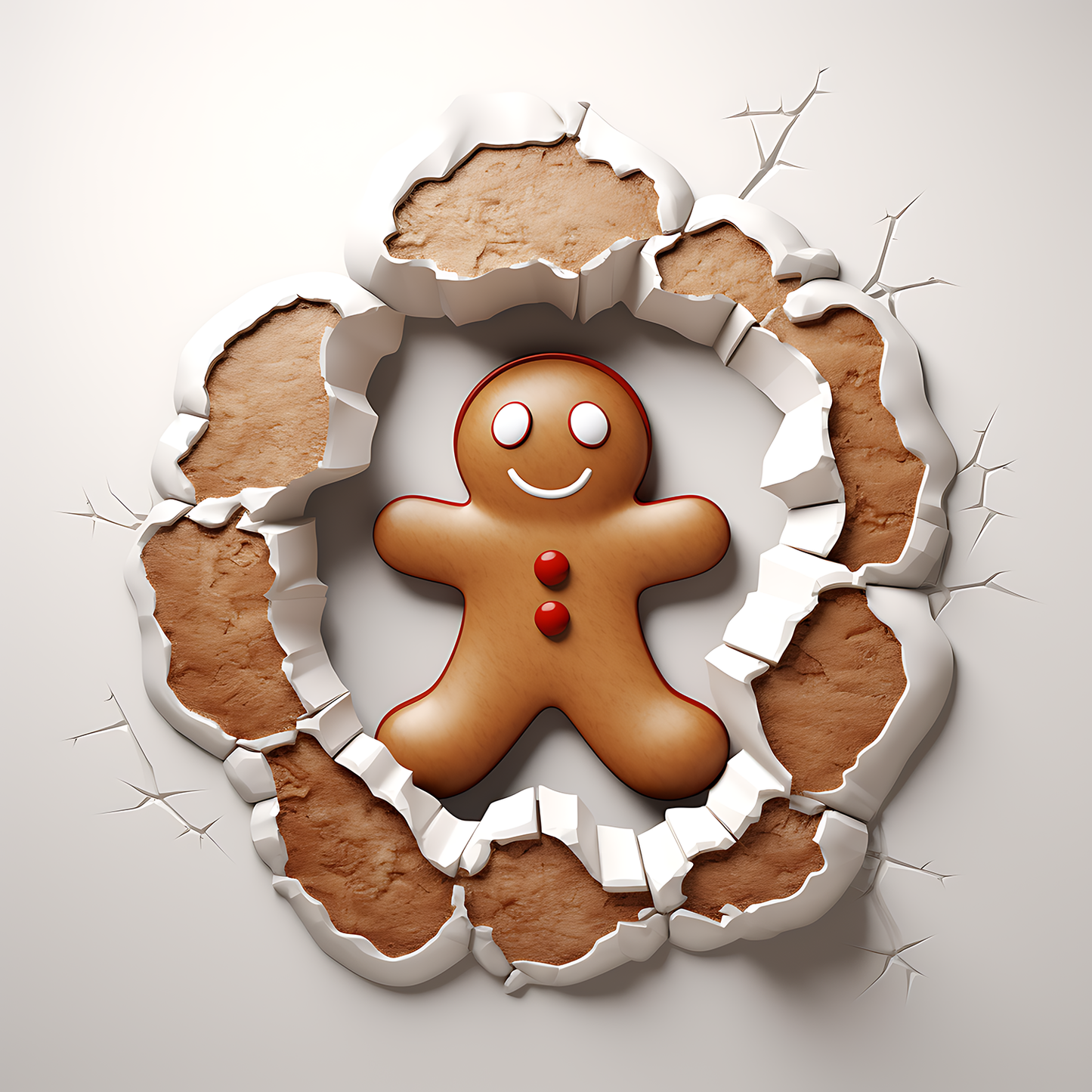 Porcelain Ornament, 3", Single Sided - Misc