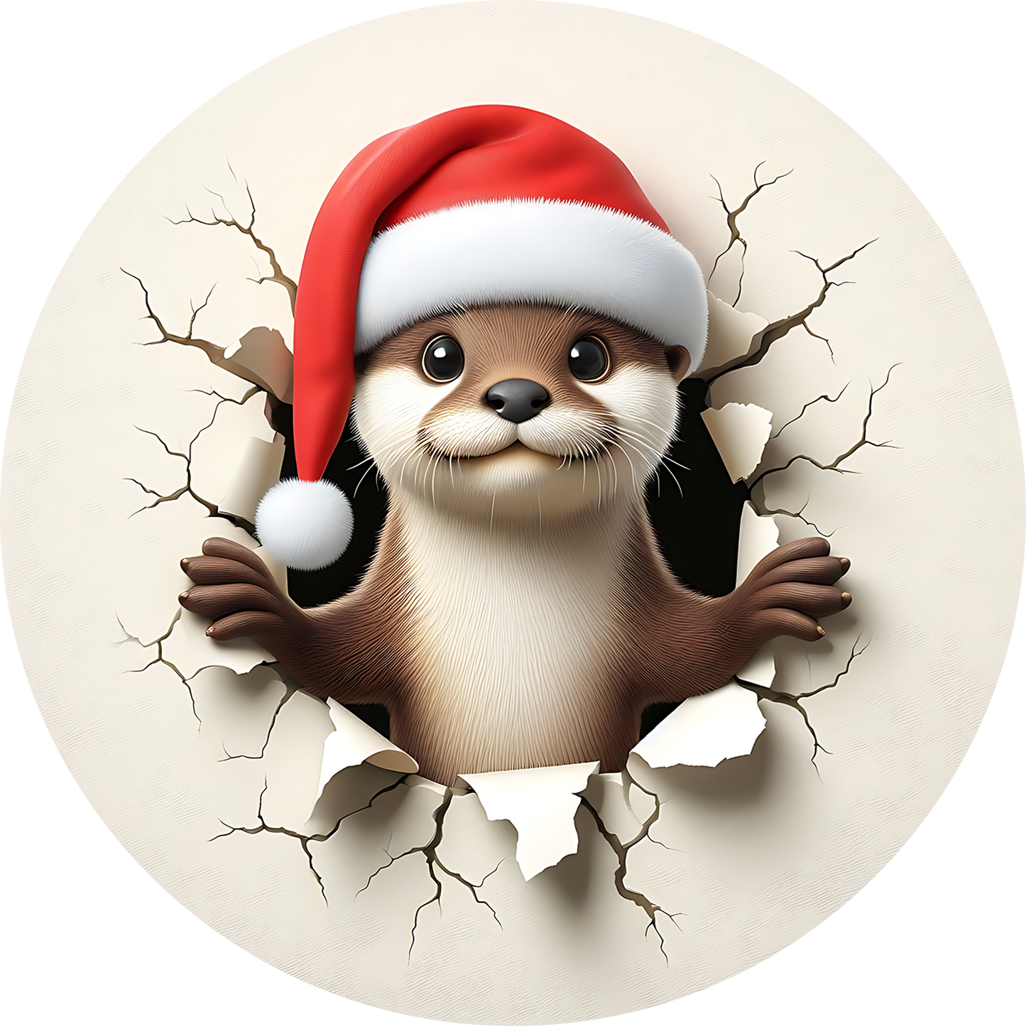 Dual Sided Christmas Ornament