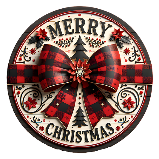 Dual Sided Christmas Ornament