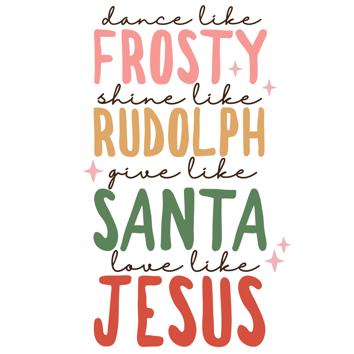 Dual Sided Christmas Ornament