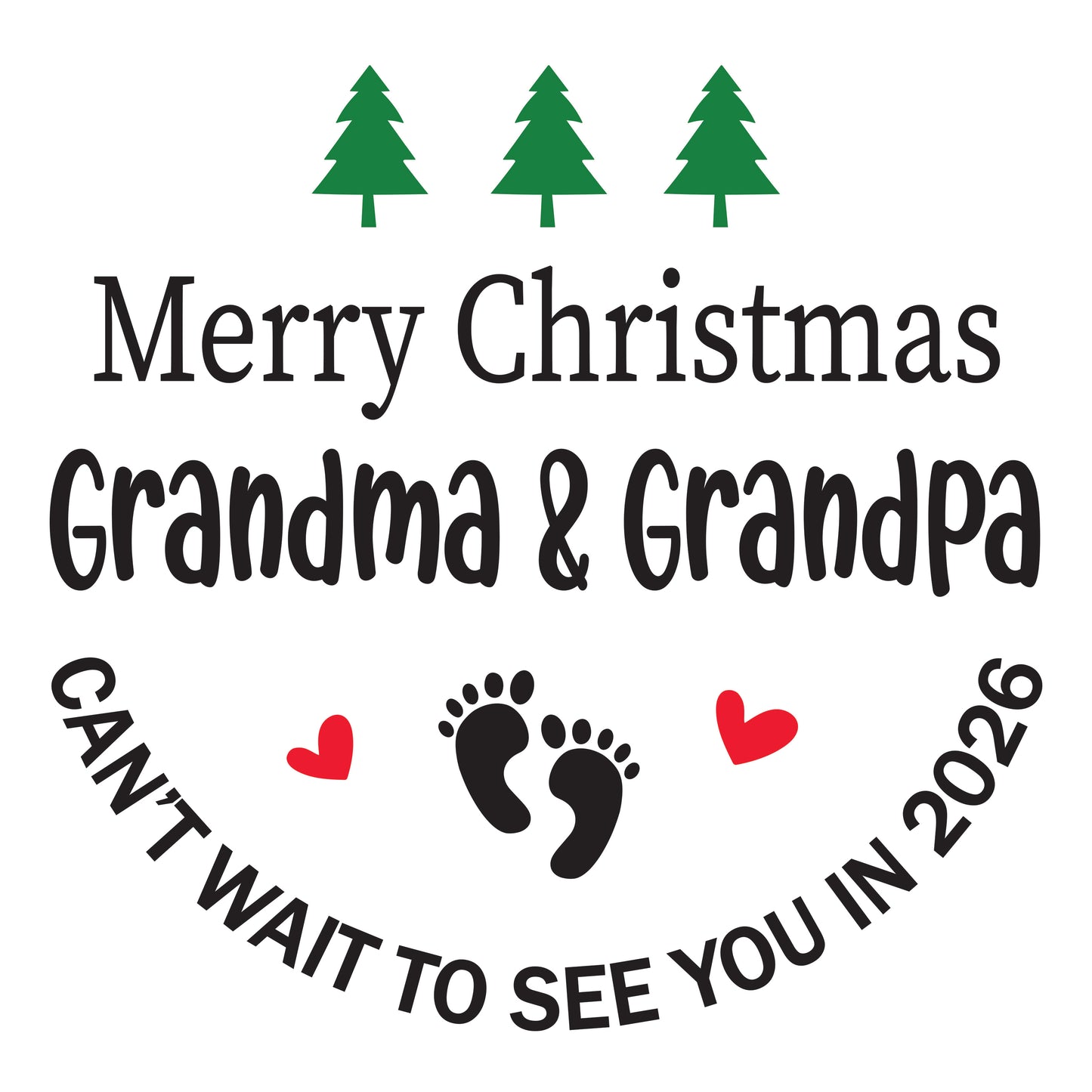 Dual Sided Christmas Ornament