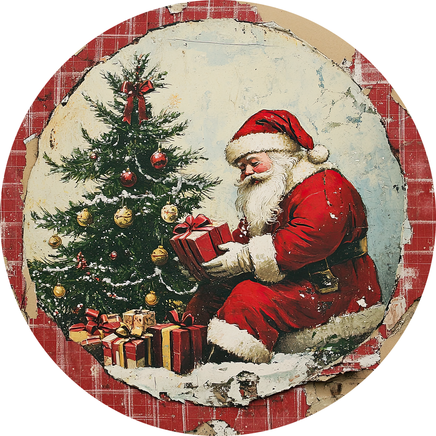 Dual Sided Christmas Ornament