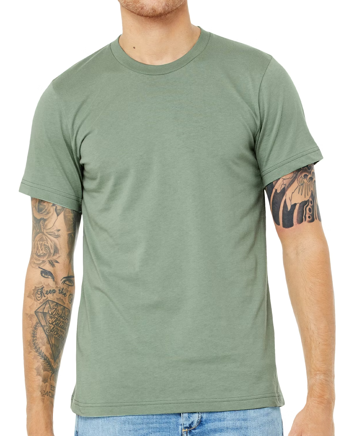 Custom Printed Short Sleeve T-Shirt (Large)