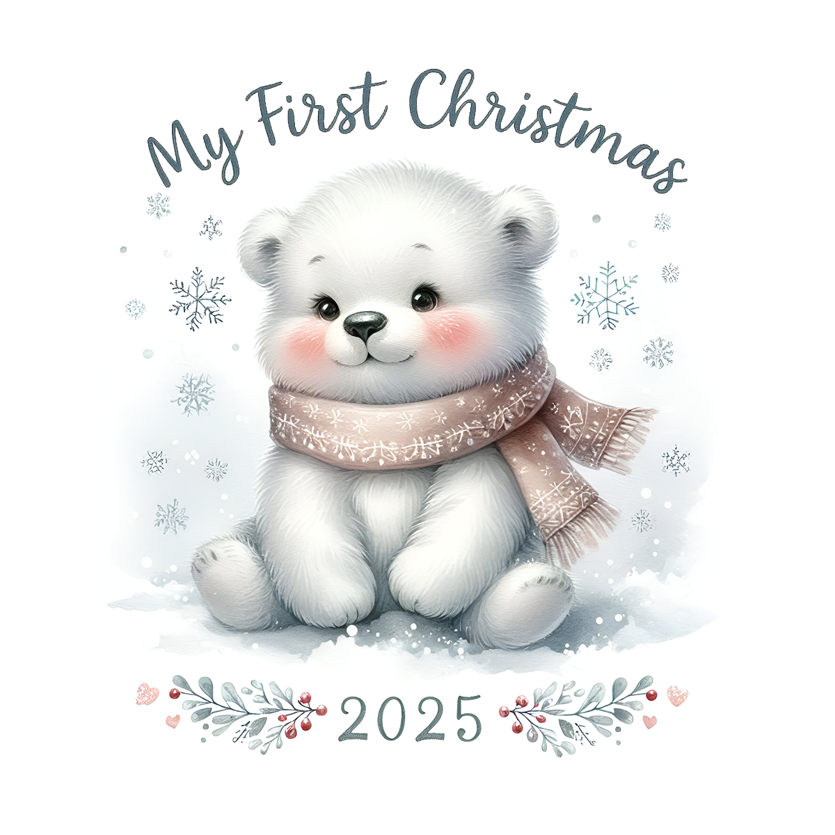 Ceramic Tile Ornament - "My First"