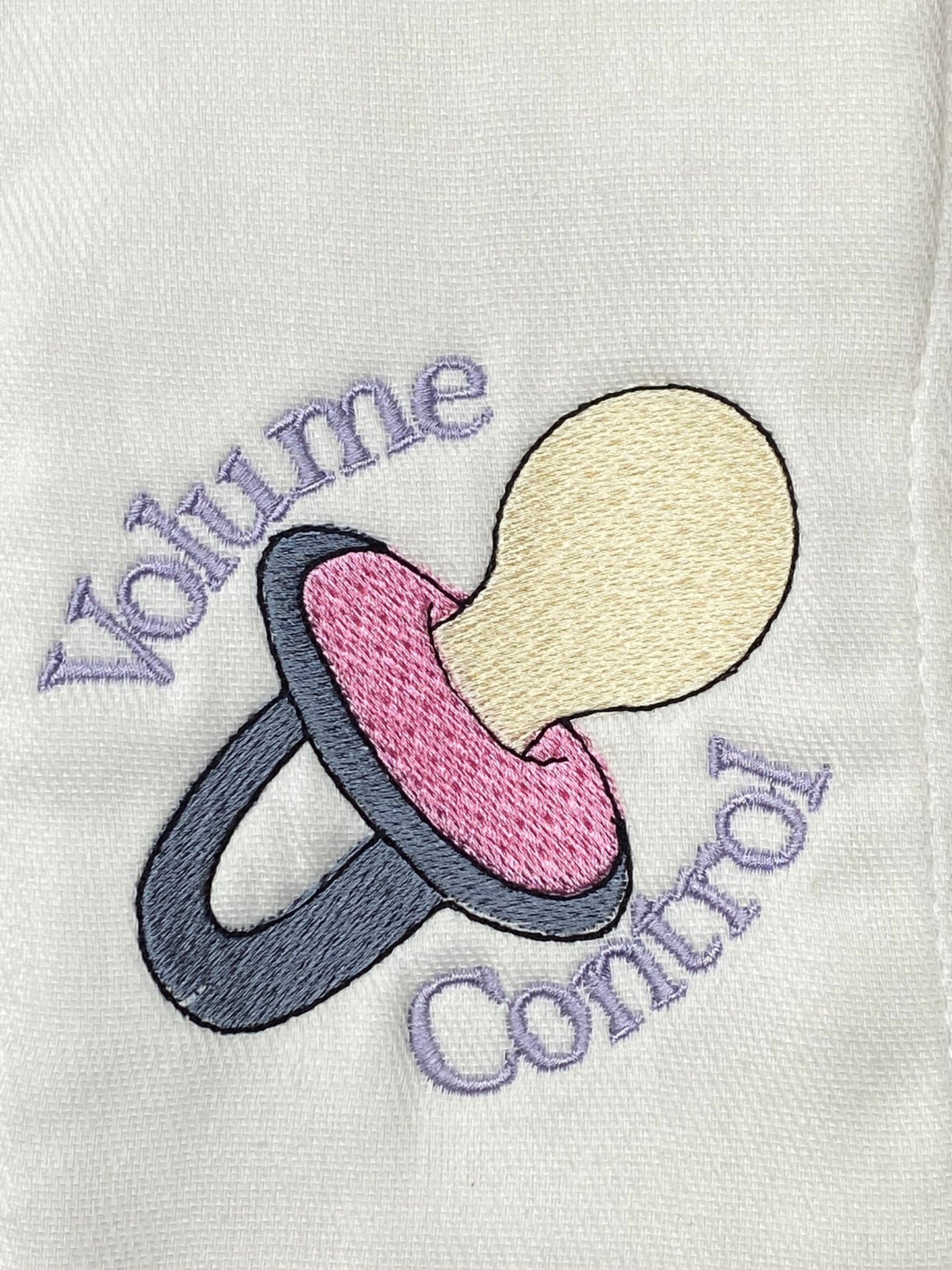 Embroidered Burp Cloth