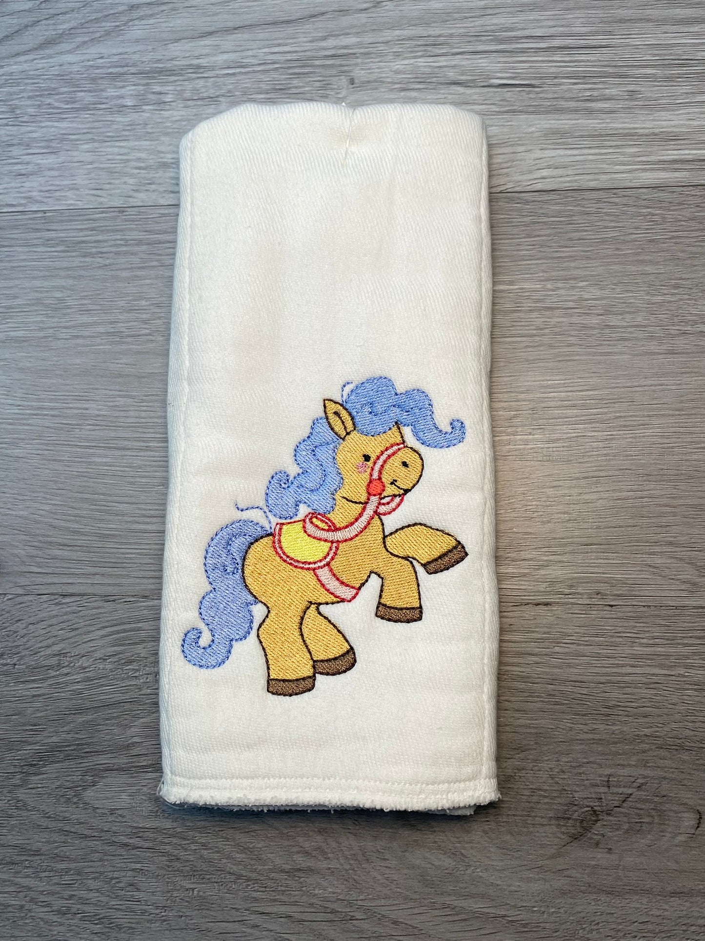 Embroidered Burp Cloth