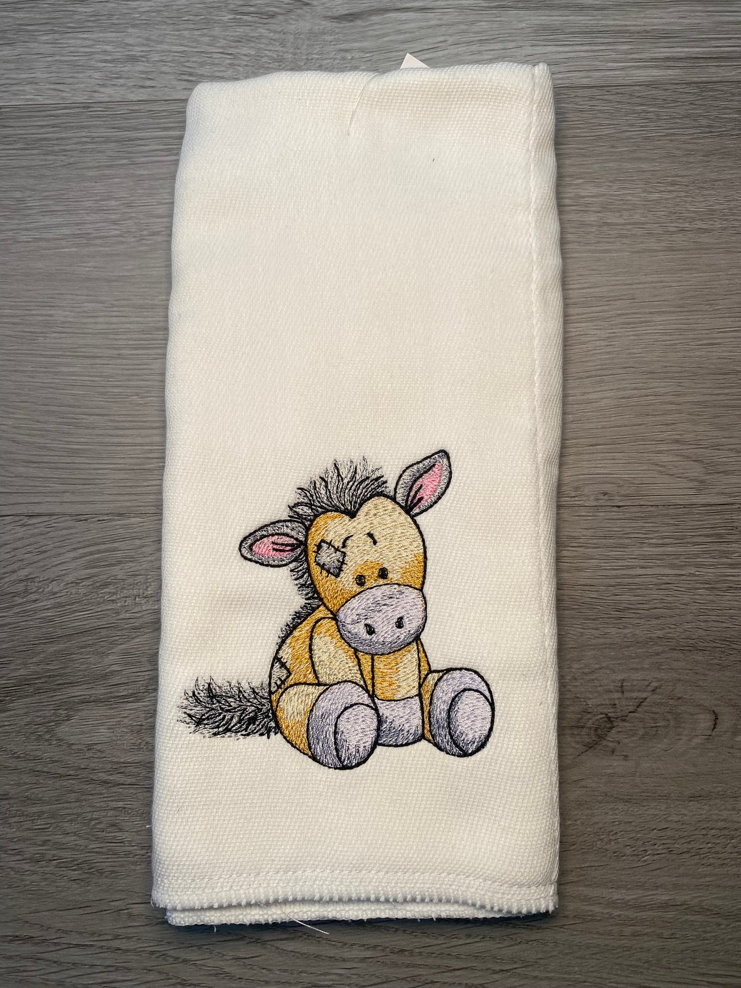 Embroidered Burp Cloth