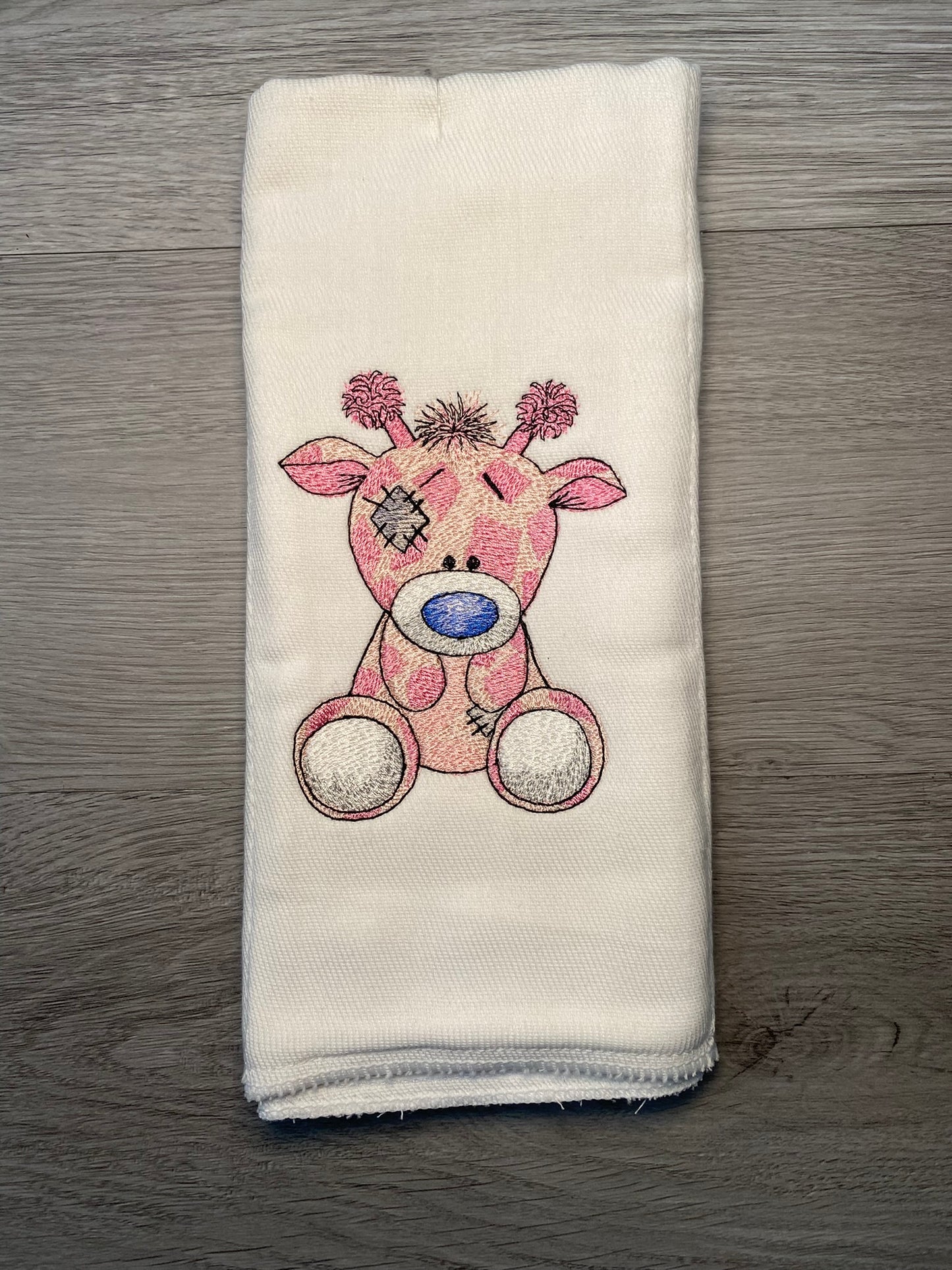 Embroidered Burp Cloth