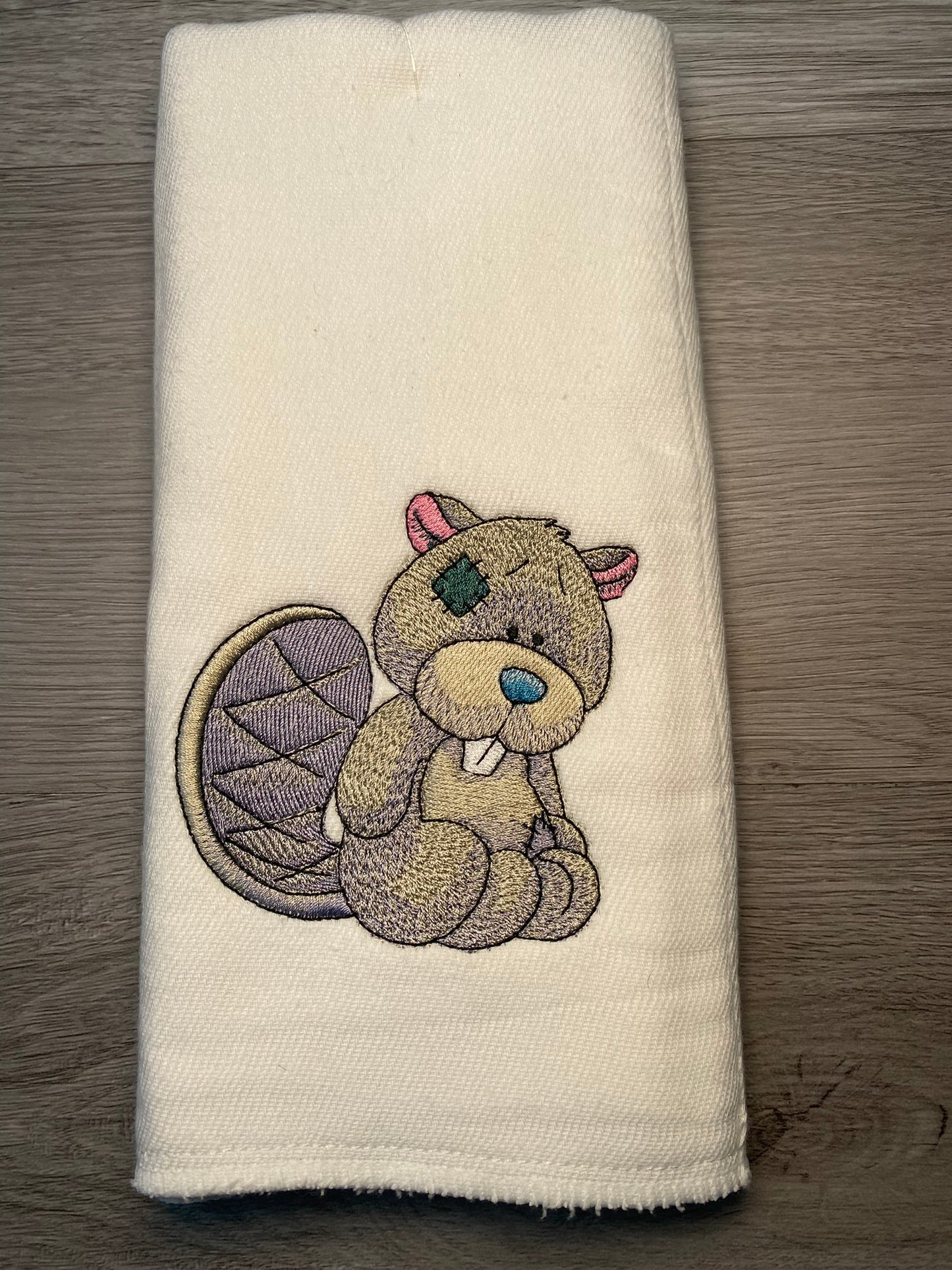 Embroidered Burp Cloth