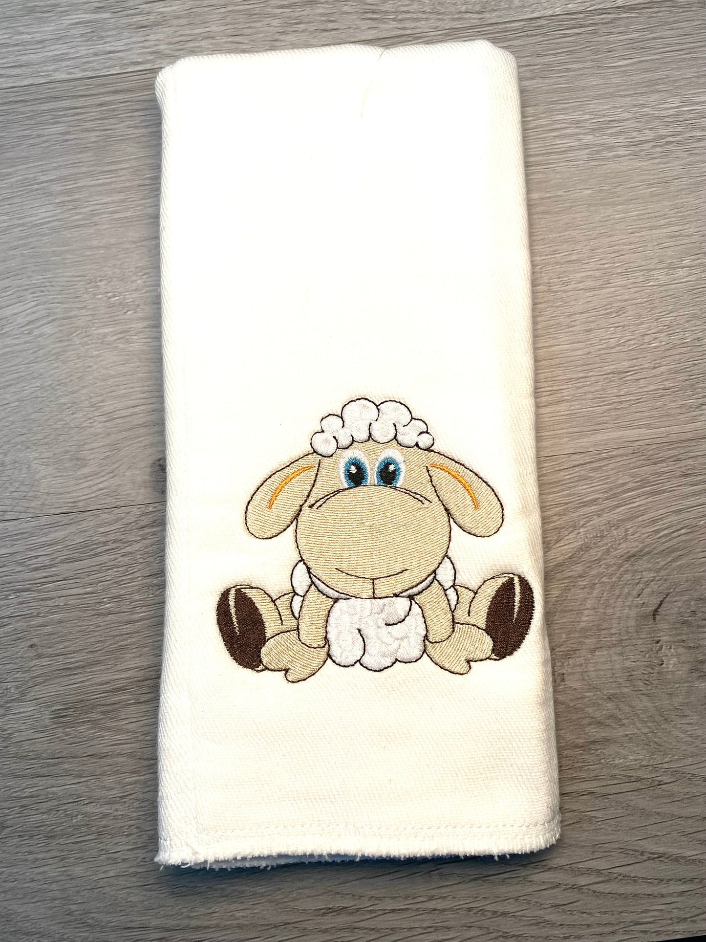 Embroidered Burp Cloth