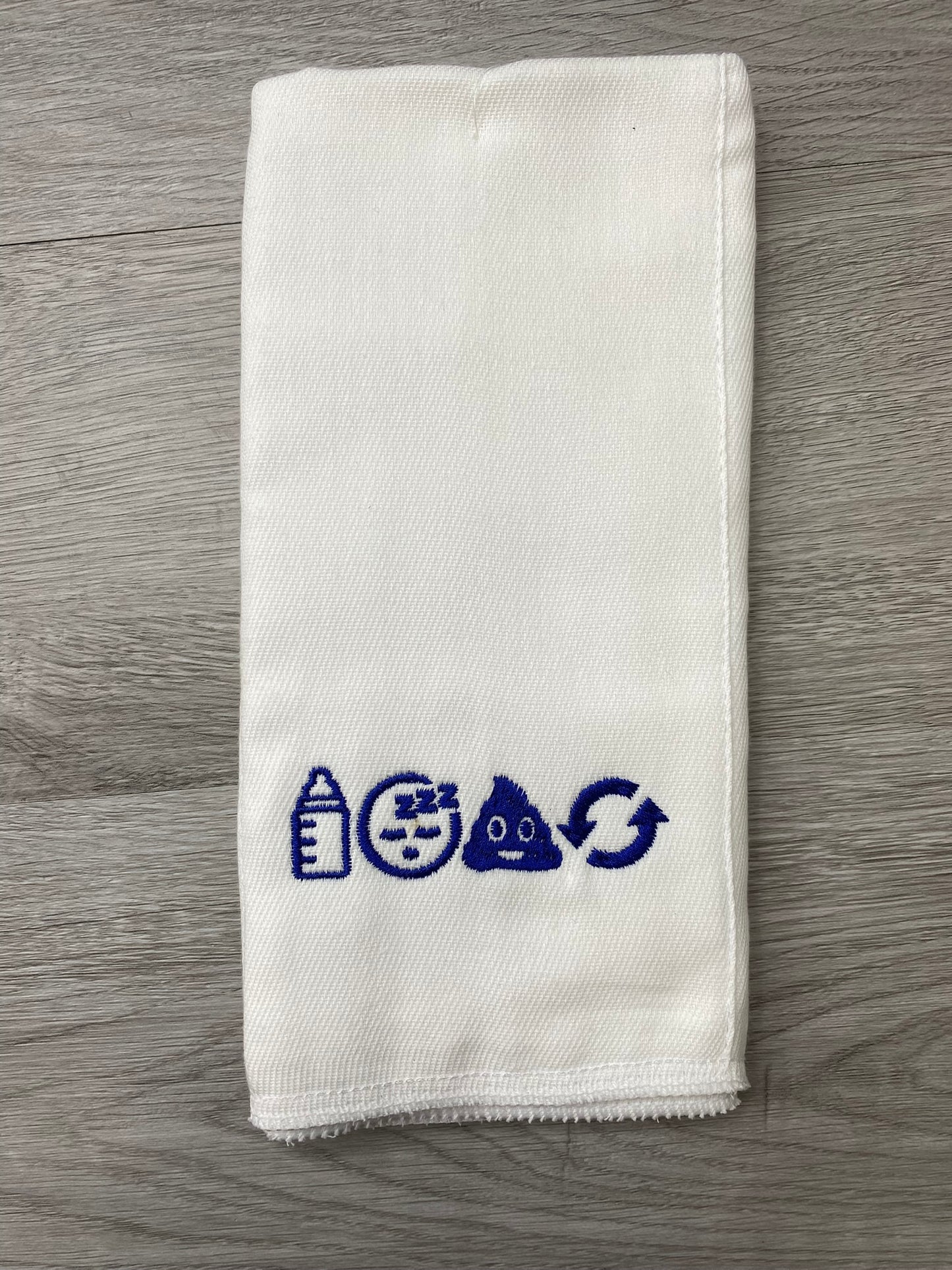 Embroidered Burp Cloth