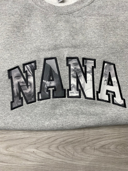 Customized Embroidered / Sublimated "Nana" Sweatshirt