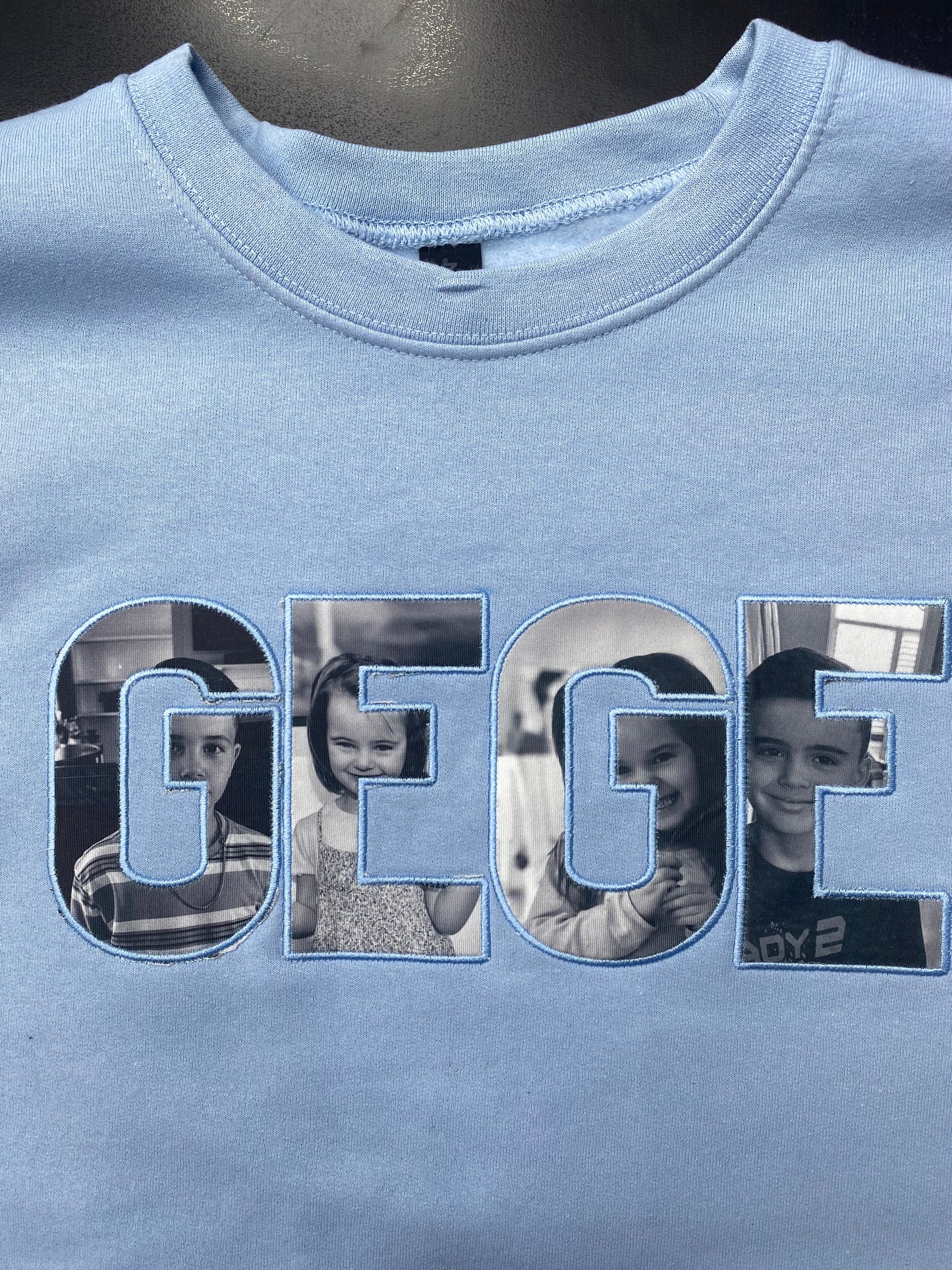 Custom Embroidered & Sublimated "GeGe" Sweatshirt