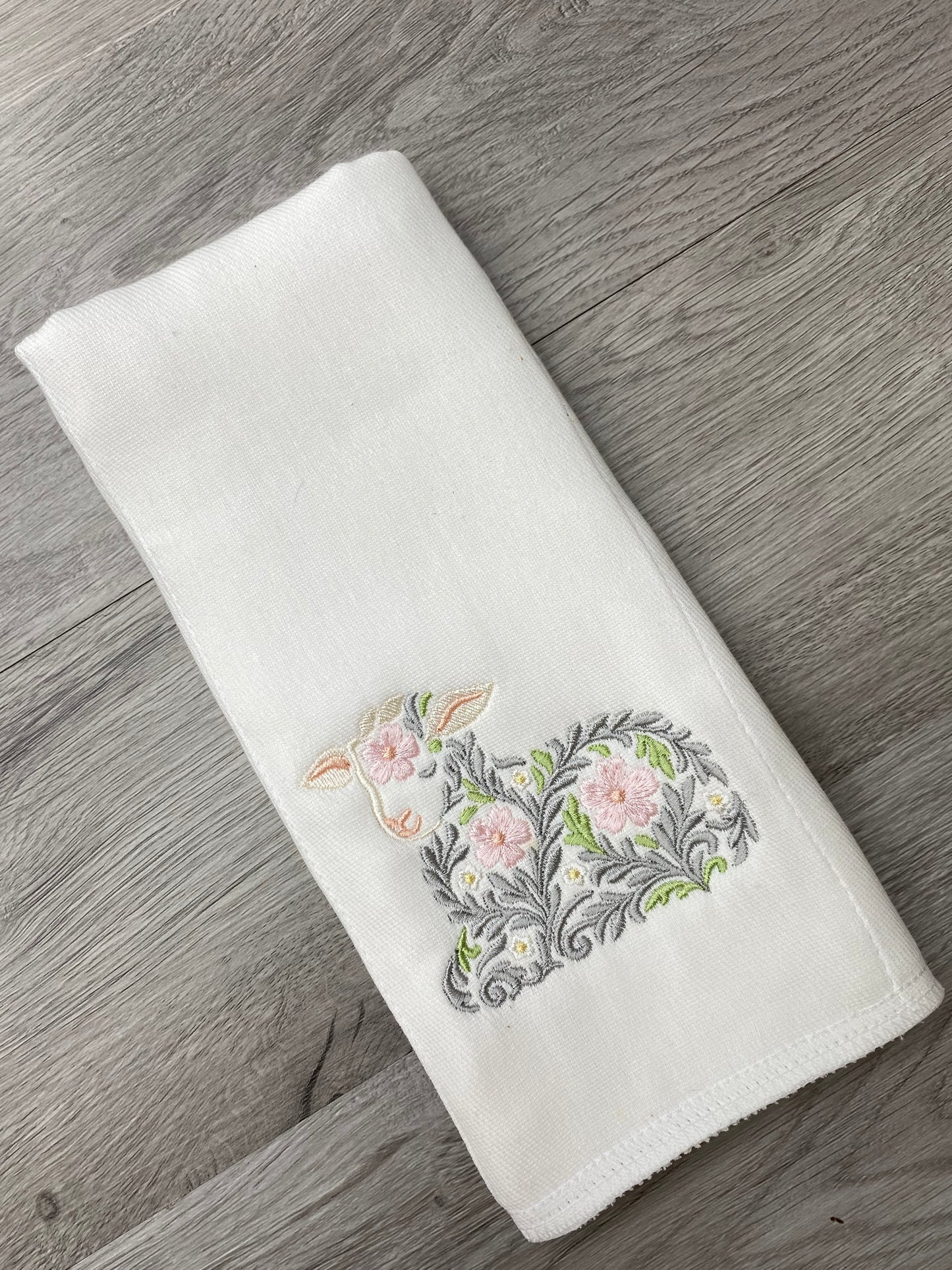 Embroidered Burp Cloth