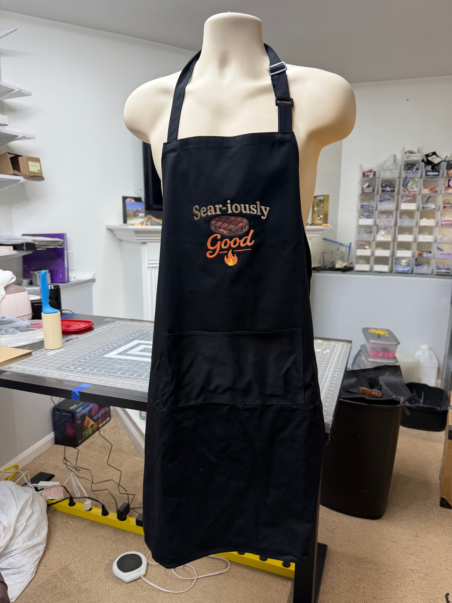 Custom Embroidered Cotton Chef's Apron