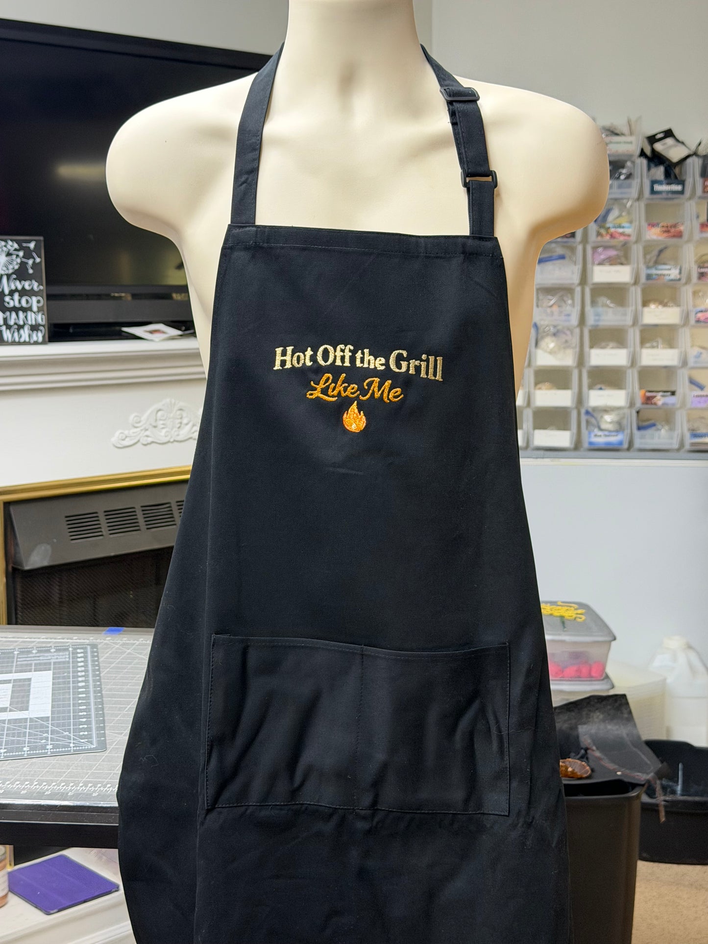 Custom Embroidered Cotton Chef's Apron