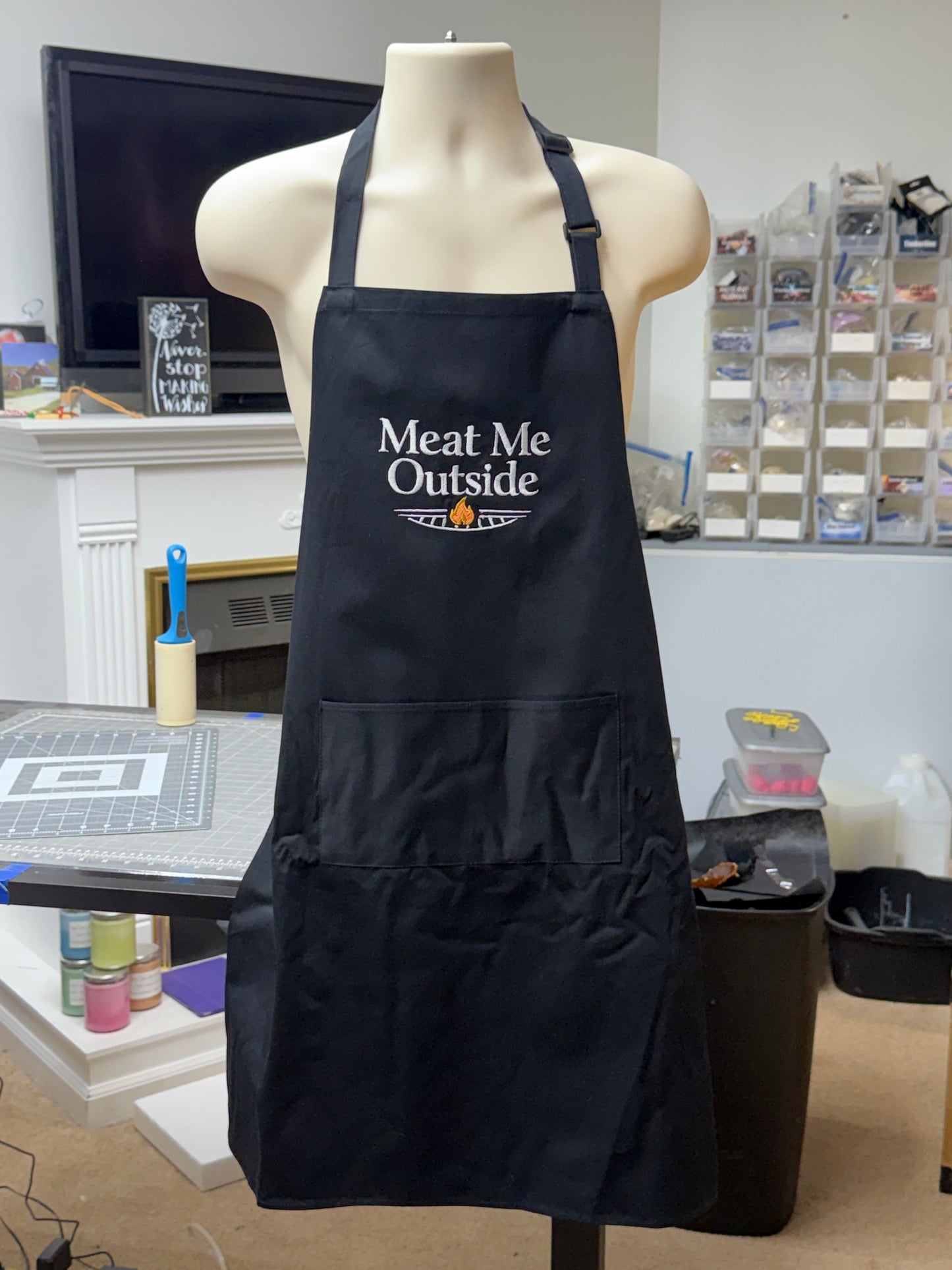 Custom Embroidered Cotton Chef's Apron