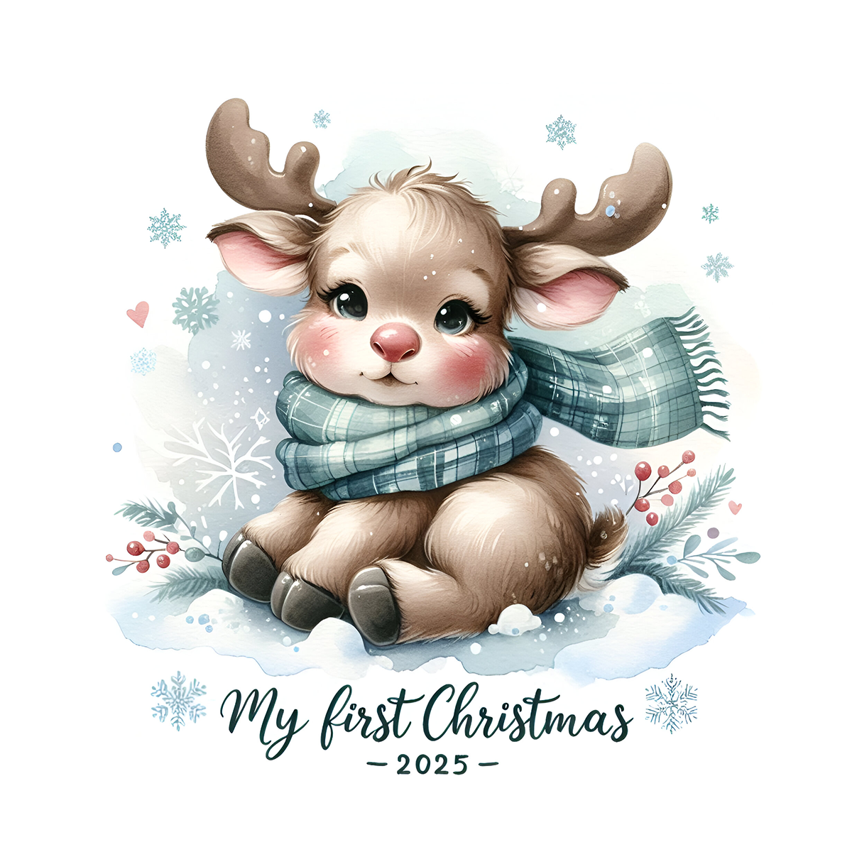 Ceramic Tile Ornament - "My First"
