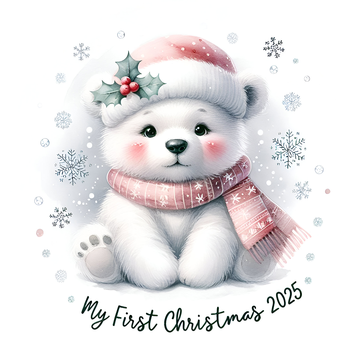 Ceramic Tile Ornament - "My First"