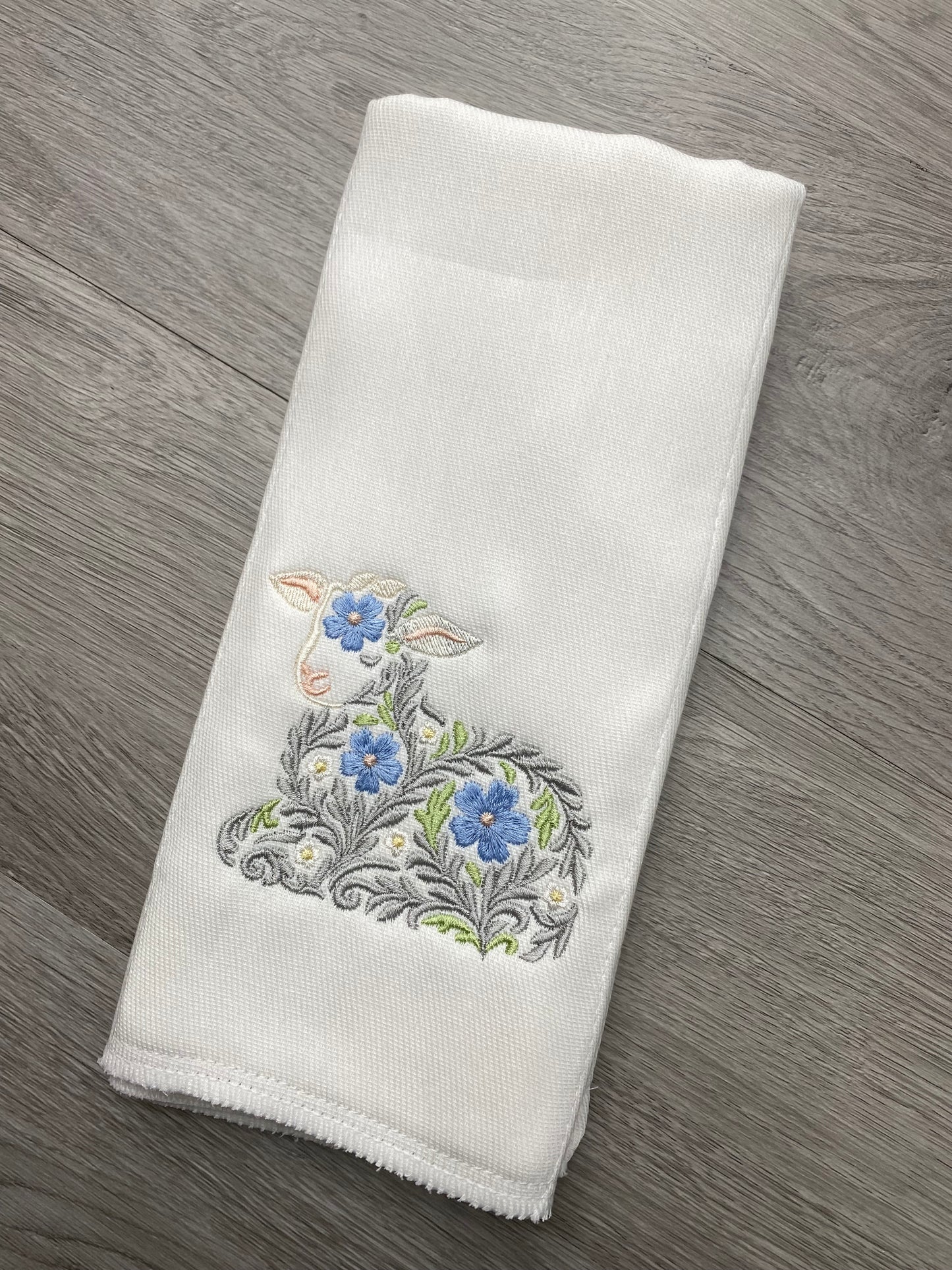 Embroidered Burp Cloth